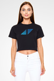 Avicii Siyah  Crop Top Tişört