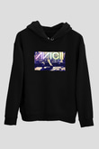 Avicii Siyah Unisex Kapüşonlu Sweatshirt