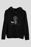 Avicii Siyah Unisex Kapüşonlu Sweatshirt
