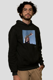 Avicii Siyah Unisex Kapüşonlu Sweatshirt