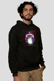 Avicii Siyah Unisex Kapüşonlu Sweatshirt