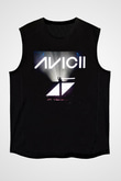 Avicii Siyah Unisex Kolsuz Tişört
