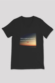 Avicii Siyah Unisex V Yaka Tişört T-Shirt