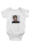 AviciiBaskılı Beyaz Bebek Body - Zıbın