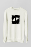 AviciiBaskılı Beyaz Sweatshirt
