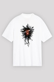 Avizeci Beyaz Unisex Oversize Tişört T-Shirt
