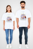 Avizeci Beyaz Unisex Tişört T-Shirt - TişörtFabrikası