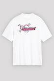 Avril Lavigne Beyaz Unisex Oversize Tişört T-Shirt