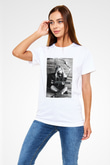 Avril Lavigne Beyaz Unisex Tişört T-Shirt - TişörtFabrikası