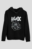 Axl Rose Siyah Unisex Kapüşonlu Sweatshirt