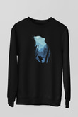 Ayı Siyah Unisex Sweatshirt