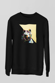 Ayı Siyah Unisex Sweatshirt