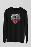 Ayı Siyah Unisex Sweatshirt