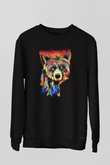 Ayı Siyah Unisex Sweatshirt