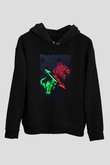 Ayı ve BoğaSiyah  Unisex Hoodie