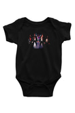 Azarath Baskılı Unisex Siyah Bebek Body - Zıbın
