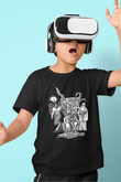 Azarath Baskılı Unisex Siyah Çocuk Tişört - Tshirt