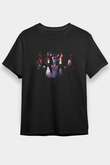 Azarath Baskılı Unisex Siyah Tişört - Tshirt