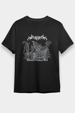Azarath Baskılı Unisex Siyah Tişört - Tshirt
