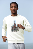 Aziz Vasil Katedrali Beyaz Unisex Sweatshirt