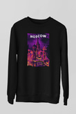 Aziz Vasil Katedrali Siyah Unisex Sweatshirt