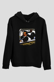 B.B. King Baskılı Unisex Siyah Hoodie