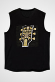 B.B. King Baskılı Unisex Siyah Kolsuz Tişört