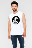 B.B. King Beyaz Unisex Kolsuz Tişört
