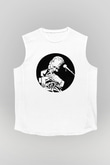 B.B. King Beyaz Unisex Kolsuz Tişört