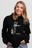 B.B. King Siyah Unisex Hoodie