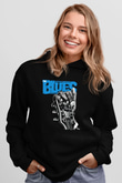 B.B. King Siyah Unisex Kapüşonlu Sweatshirt