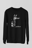 B.B. King Siyah Unisex Sweatshirt