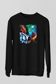B.B. King Siyah Unisex Sweatshirt