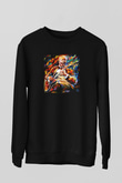 B.B. King Siyah Unisex Sweatshirt