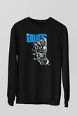 B.B. King Siyah Unisex Sweatshirt