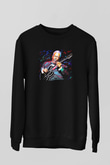 B.B. King Siyah Unisex Sweatshirt