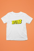 B.o.B Baskılı Beyaz Unisex Çocuk Tişört