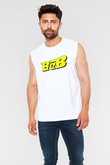 B.o.B Beyaz Unisex Kolsuz Tişört