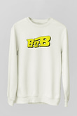 B.o.B Beyaz Unisex Sweatshirt