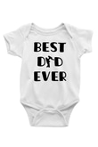 Babalar Günü Baskılı Beyaz Unisex Bebek Body - Zıbın