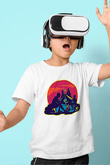 Babalar Günü Baskılı Beyaz Unisex Beyaz Çocuk Tişört - Tshirt