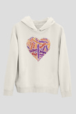 Babalar Günü Beyaz Unisex Kapşonlu Sweatshirt