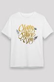 Babalar Günü Beyaz Unisex Tişört T-Shirt - TişörtFabrikası