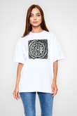 Bachman–Turner Overdrive Baskılı Unisex Beyaz Oversize Tişört