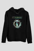 Bachman-Turner Overdrive Siyah Unisex Kapüşonlu Sweatshirt