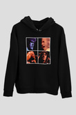 Bachman-Turner Overdrive Siyah Unisex Kapüşonlu Sweatshirt