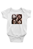 BachmanTurner Overdrive Baskılı Beyaz Unisex Bebek Body - Zıbın