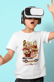 Back to the future Geleceğe Dönüş Baskılı Beyaz Unisex Çocuk Tişört