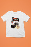 Back to the future Geleceğe Dönüş Baskılı Beyaz Unisex Çocuk Tişört