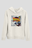 Back to the Future Geleceğe Dönüş Beyaz Unisex Hoodie